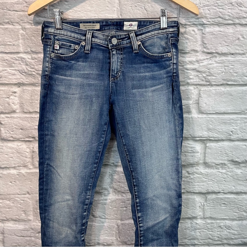 AG Adriano Goldschmied 25R The Legging Ankle Super Skinny REV1389-18Y Blue Jeans - Picture 5 of 12